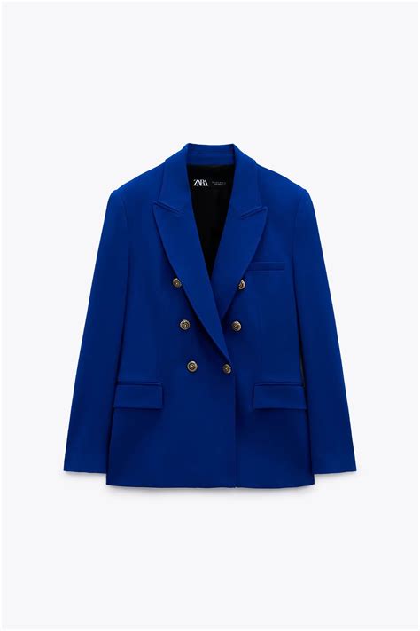 zara cobalt blue blazer.